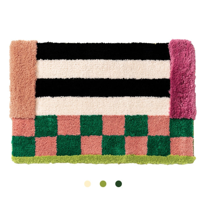 Pop Mix Rug|ポップミックスラグ BW001