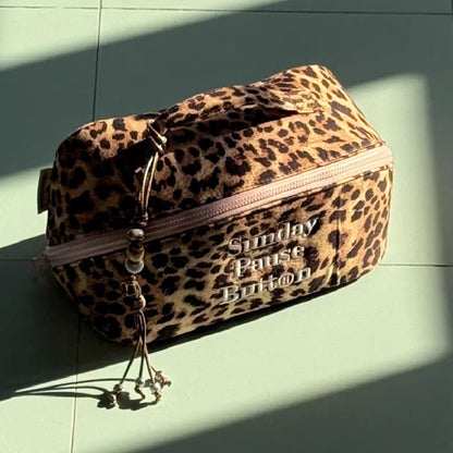 Noir Leopard Pouch｜ノワール・レオパード・ポーチ MO002