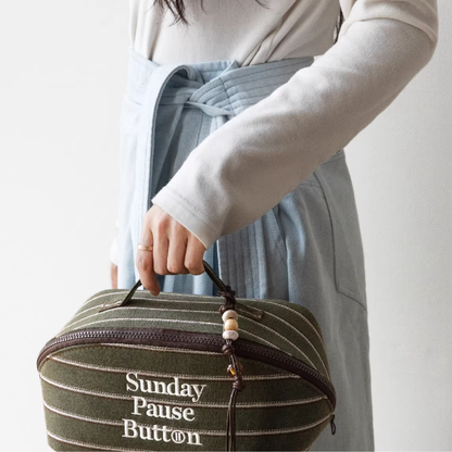 Retro Check Pouch | レトロ・チェック・ポーチ MO001