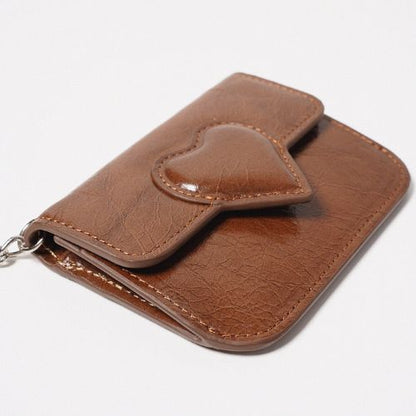 Charm Heart Leather Card Case｜チャームハート・レザー・カードケース MJ013