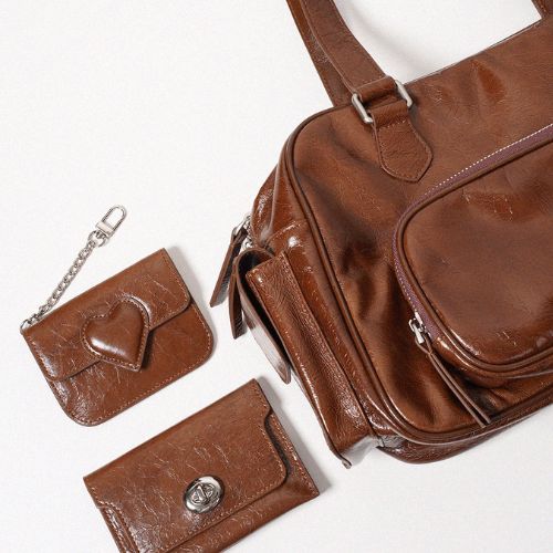 Charm Heart Leather Card Case｜チャームハート・レザー・カードケース MJ013