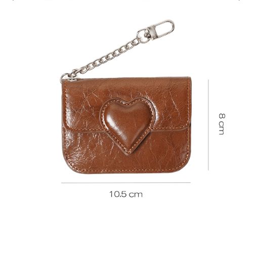 Charm Heart Leather Card Case｜チャームハート・レザー・カードケース MJ013