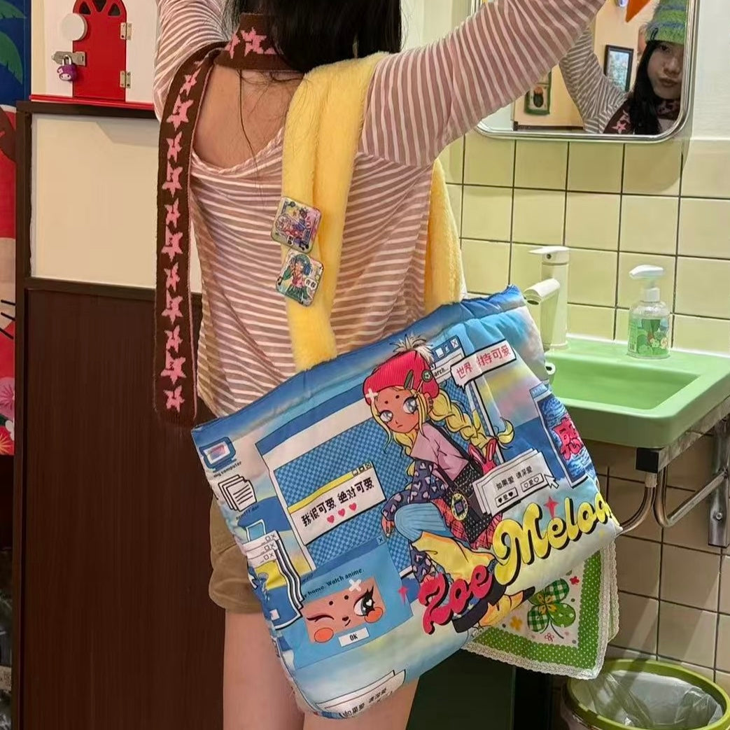 Retro Pixel Tote｜レトロ・ピクセル・トートML046