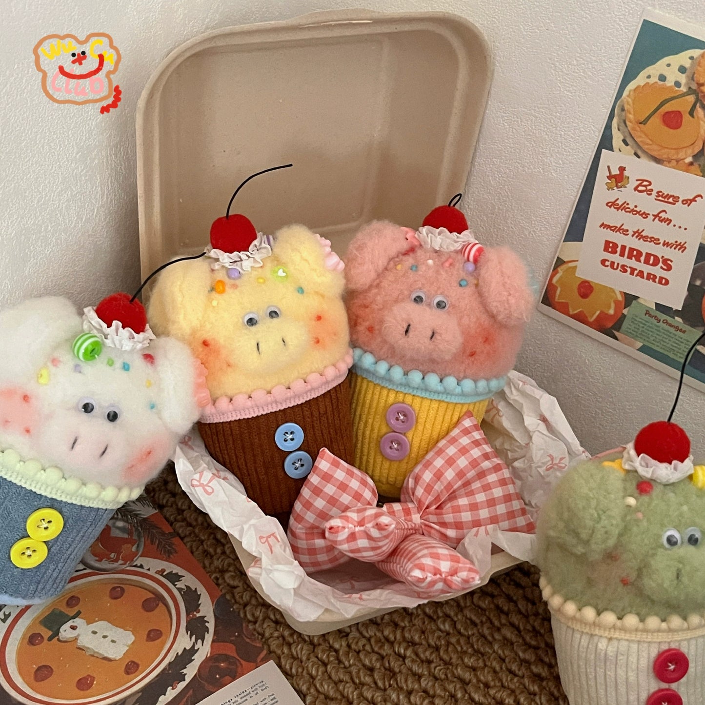 Piggy Cupcake charm｜ピギー・カップケーキ・チャーム WC001