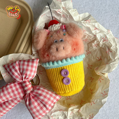 Piggy Cupcake charm｜ピギー・カップケーキ・チャーム WC001