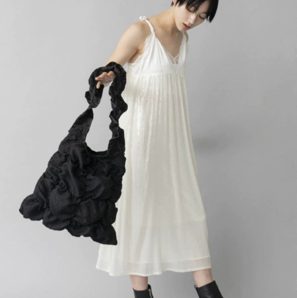 Rosette Ruffle Tote｜ロゼットラッフルトート CL001