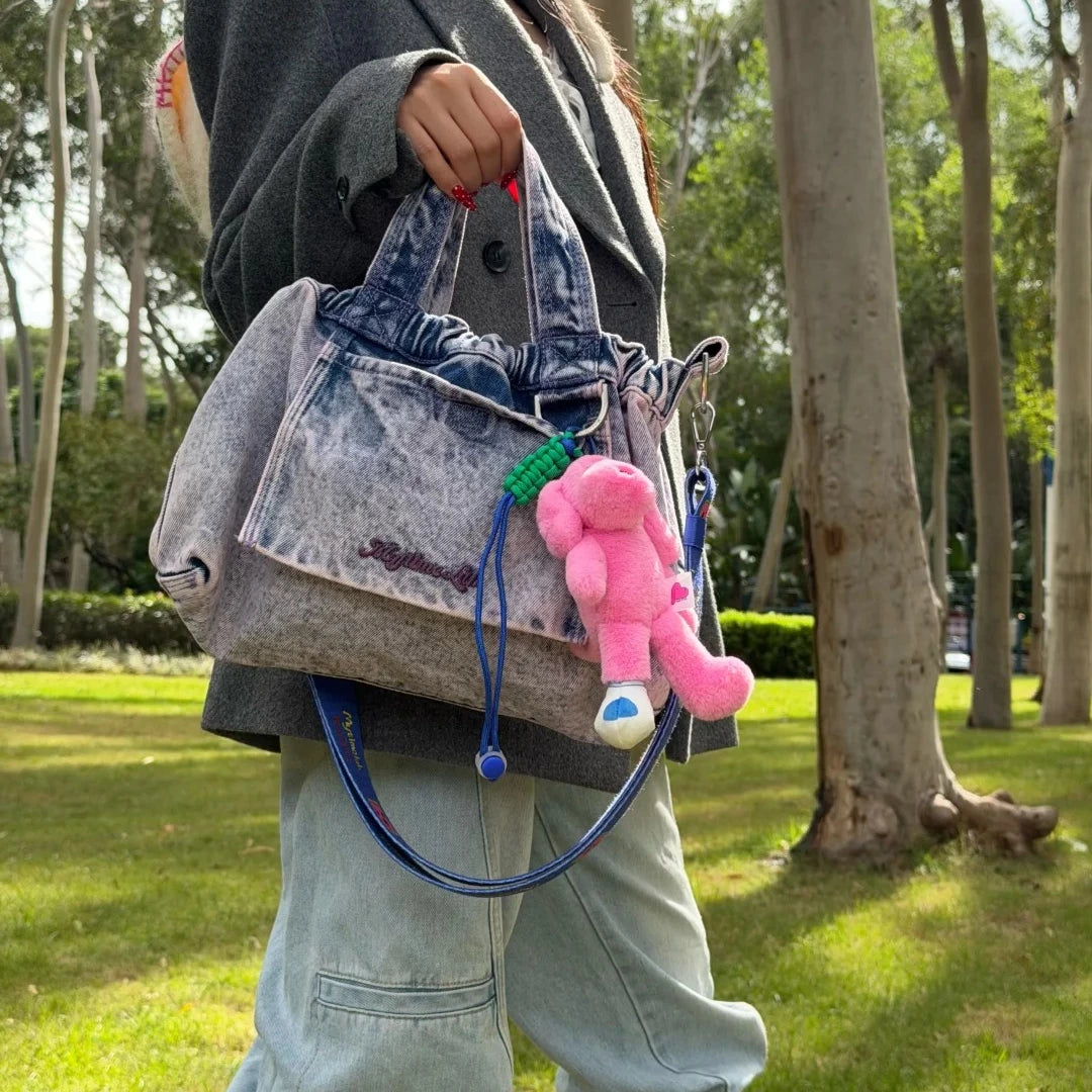 Washed Denim Bag｜ウォッシュド・デニム・バッグML053