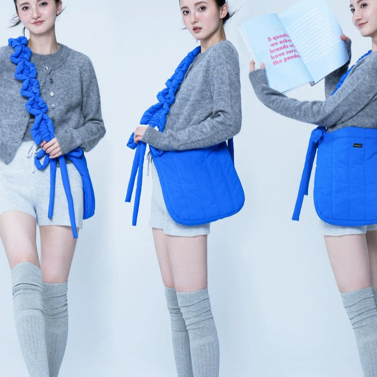 Quilt & Ribbon Puffy Bag | キルト＆リボン・パフィーバッグ DB003