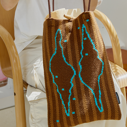 Art Knit Stripe Tote｜アートニット・ストライプトート XP002