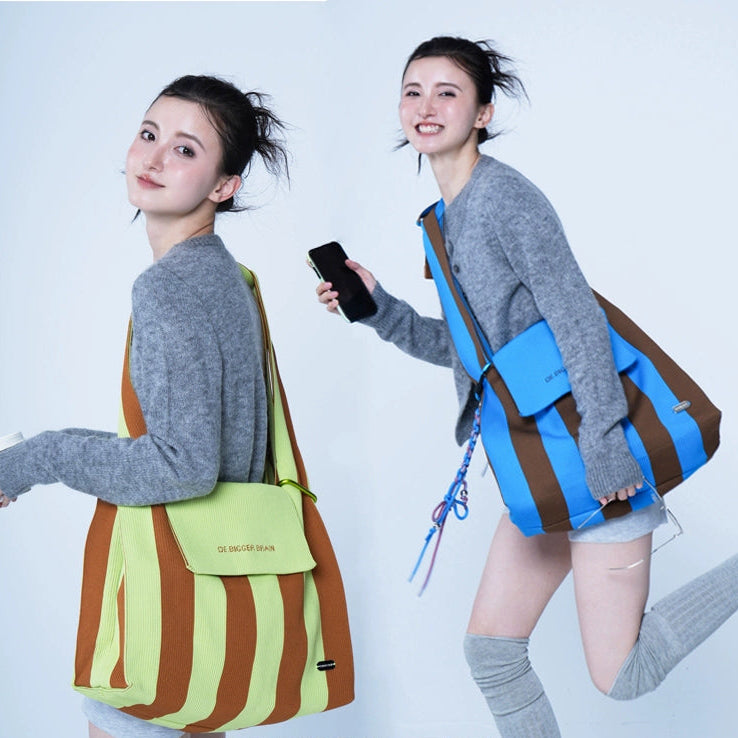 Contrast Wide Strap Tote｜コントラスト・ワイド・ストラップ・トート DB001