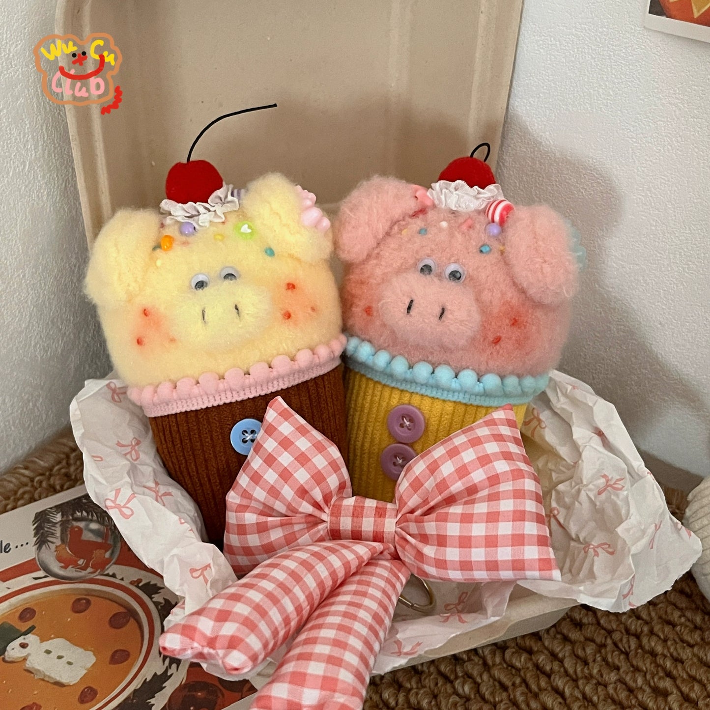 Piggy Cupcake charm｜ピギー・カップケーキ・チャーム WC001