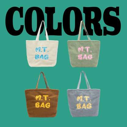 Fuzzy Letter Tote Bag |ファジー・レター・トートバッグ ML30
