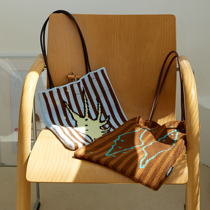 Art Knit Stripe Tote｜アートニット・ストライプトート XP002
