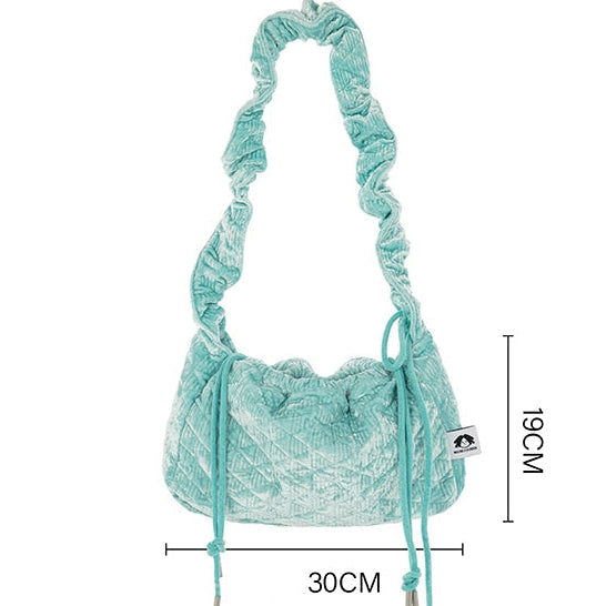 Crush Velvet Bag｜クラッシュ・ベルベット・バッグ　WX002