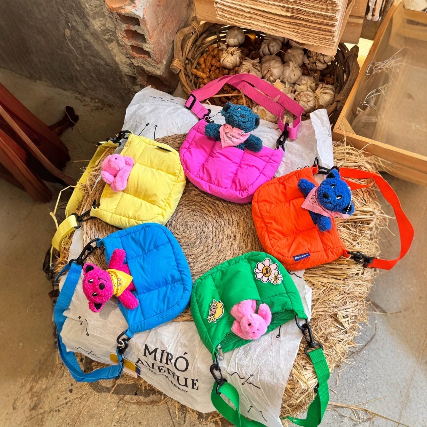 Color Pop Quilt Shoulder | カラーポップキルトショルダー ML35