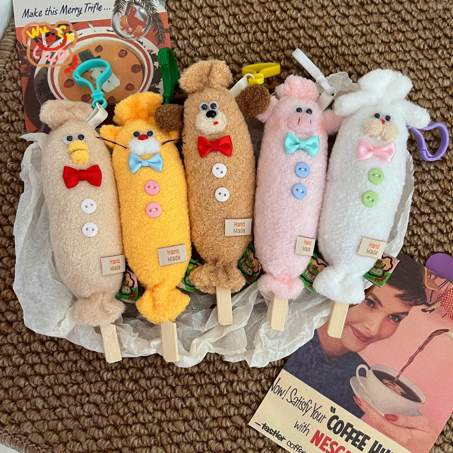 Hot Dog Stick charm｜ホットドック・スティック・チャーム WC003