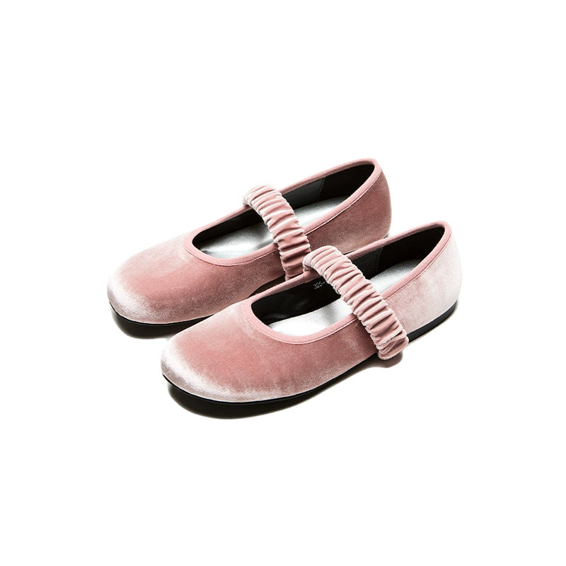 Floral Velvet Flats｜フローラルベルベットフラット LG002