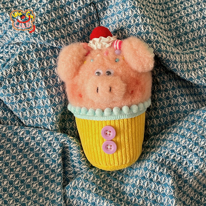 Piggy Cupcake charm｜ピギー・カップケーキ・チャーム WC001