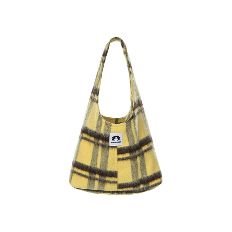 Melty Check Tote｜メルティ・チェック・トート　WX001