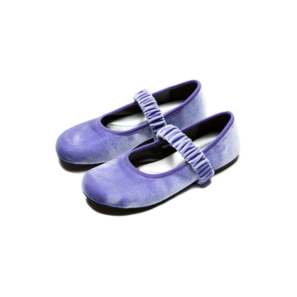 Floral Velvet Flats｜フローラルベルベットフラット LG002