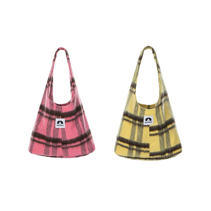 Melty Check Tote｜メルティ・チェック・トート　WX001