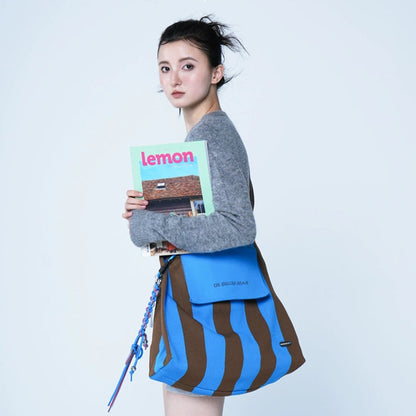 Contrast Wide Strap Tote｜コントラスト・ワイド・ストラップ・トート DB001