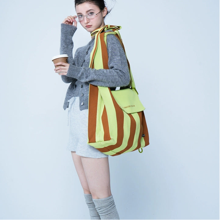 Contrast Wide Strap Tote｜コントラスト・ワイド・ストラップ・トート DB001