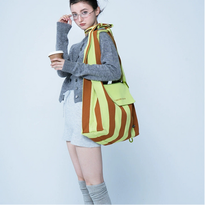 Contrast Wide Strap Tote｜コントラスト・ワイド・ストラップ・トート DB001