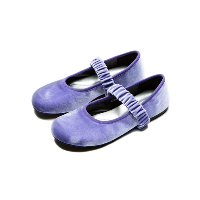 Floral Velvet Flats｜フローラルベルベットフラット LG002