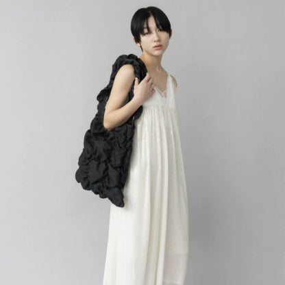 Rosette Ruffle Tote｜ロゼットラッフルトート CL001
