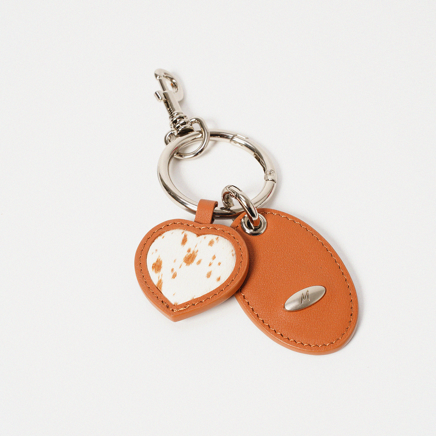 Cow Heart Leather Key Ring｜カウハート・レザーキーリング MJ009