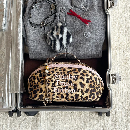 Noir Leopard Pouch｜ノワール・レオパード・ポーチ MO002