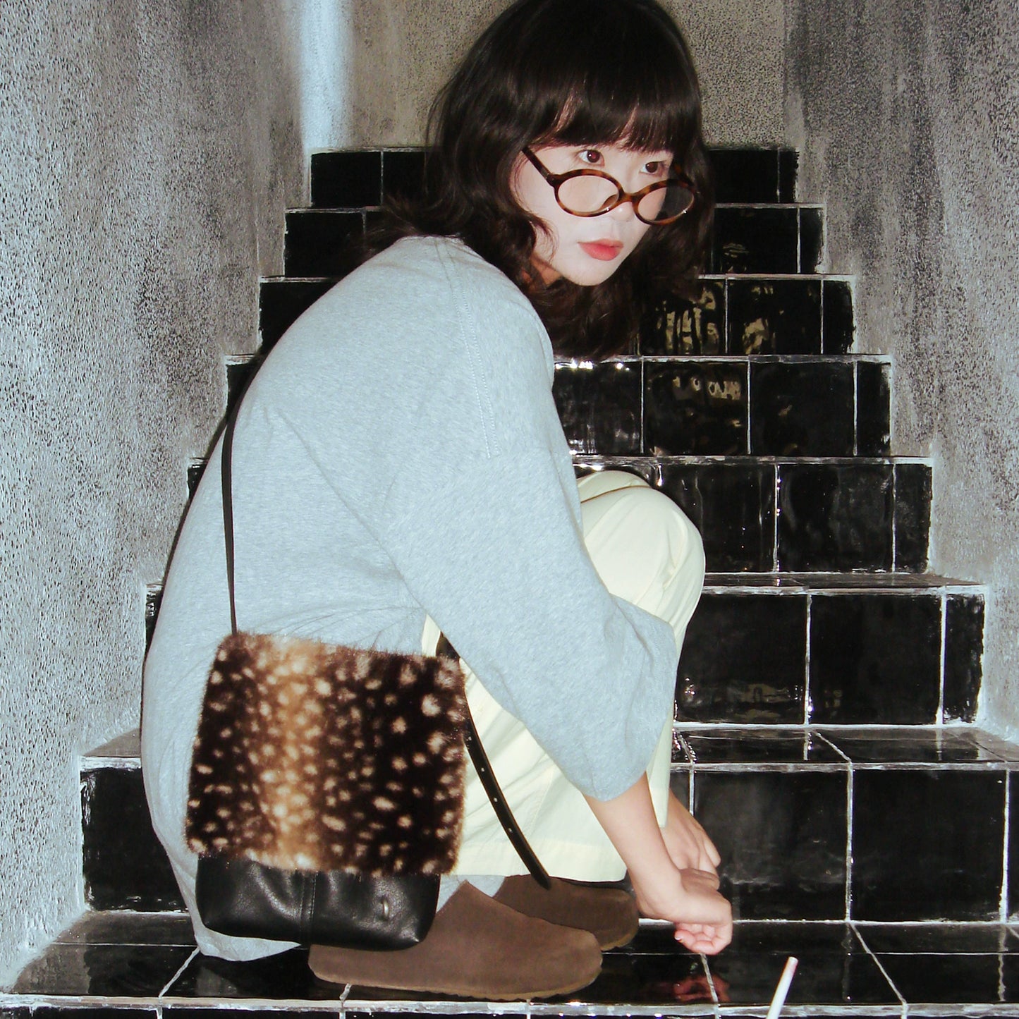 Soft Fur Shoulder Bag｜ソフト・ファー・ショルダー・バッグ HN008