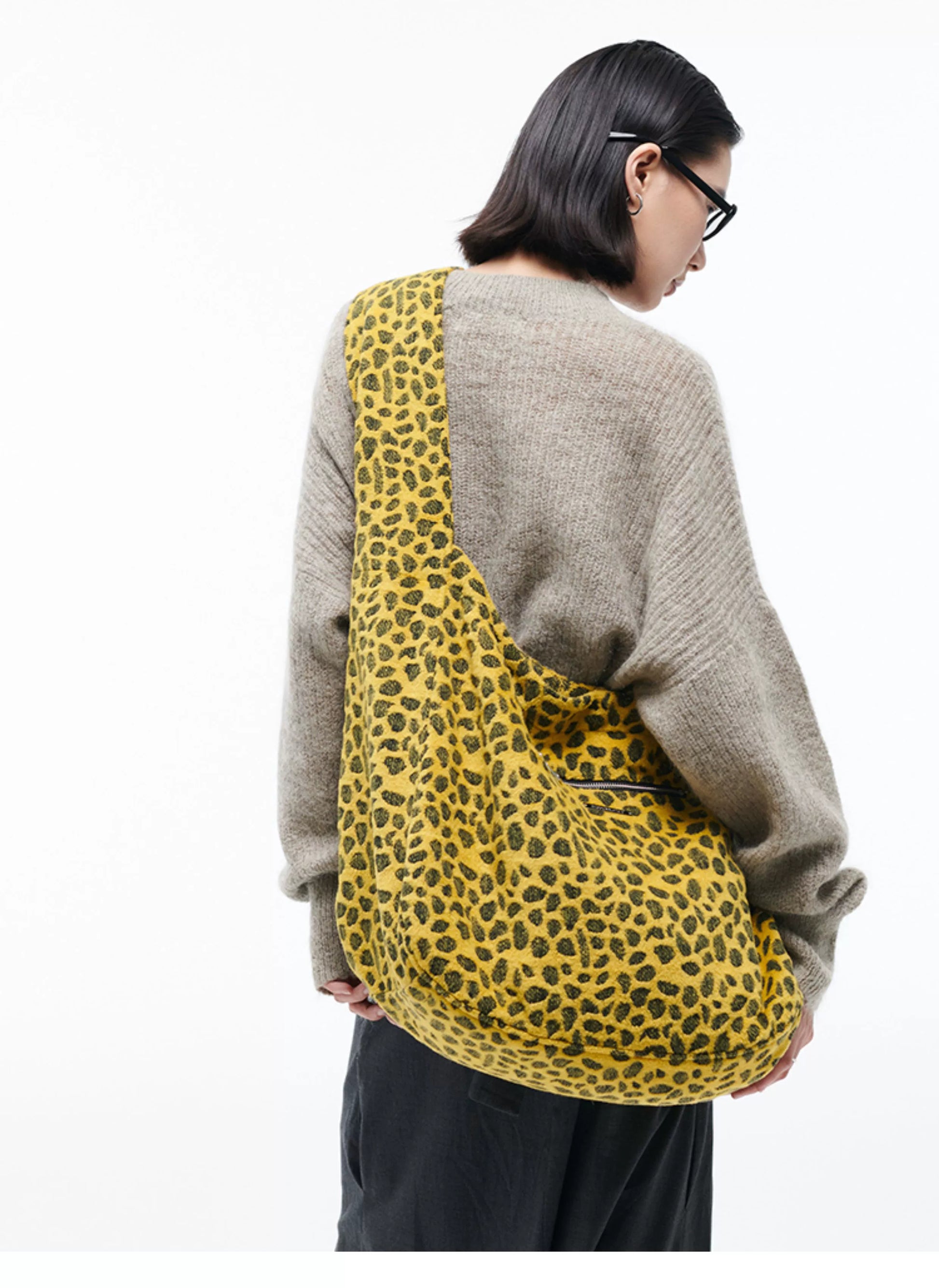 Leopard Slouch Bag｜レオパード・スラウチ・バッグ HN001