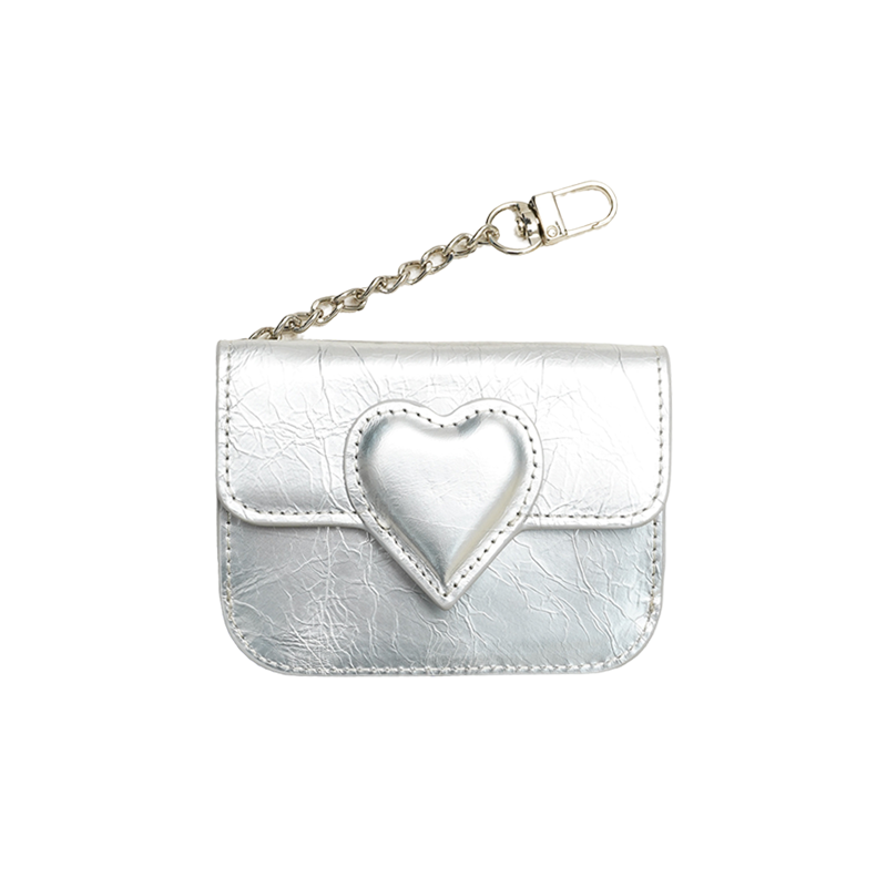 Charm Heart Leather Card Case｜チャームハート・レザー・カードケース MJ013