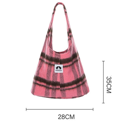 Melty Check Tote｜メルティ・チェック・トート　WX001