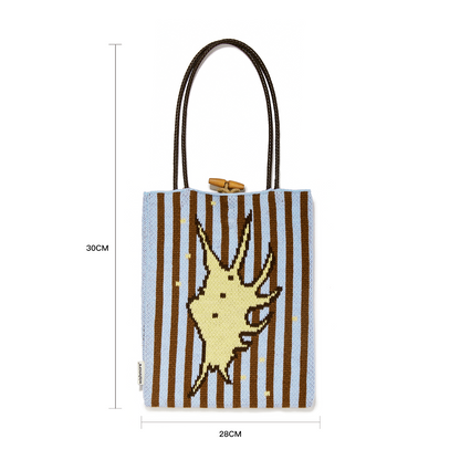 Art Knit Stripe Tote｜アートニット・ストライプトート XP002