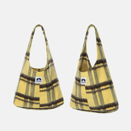 Melty Check Tote｜メルティ・チェック・トート　WX001