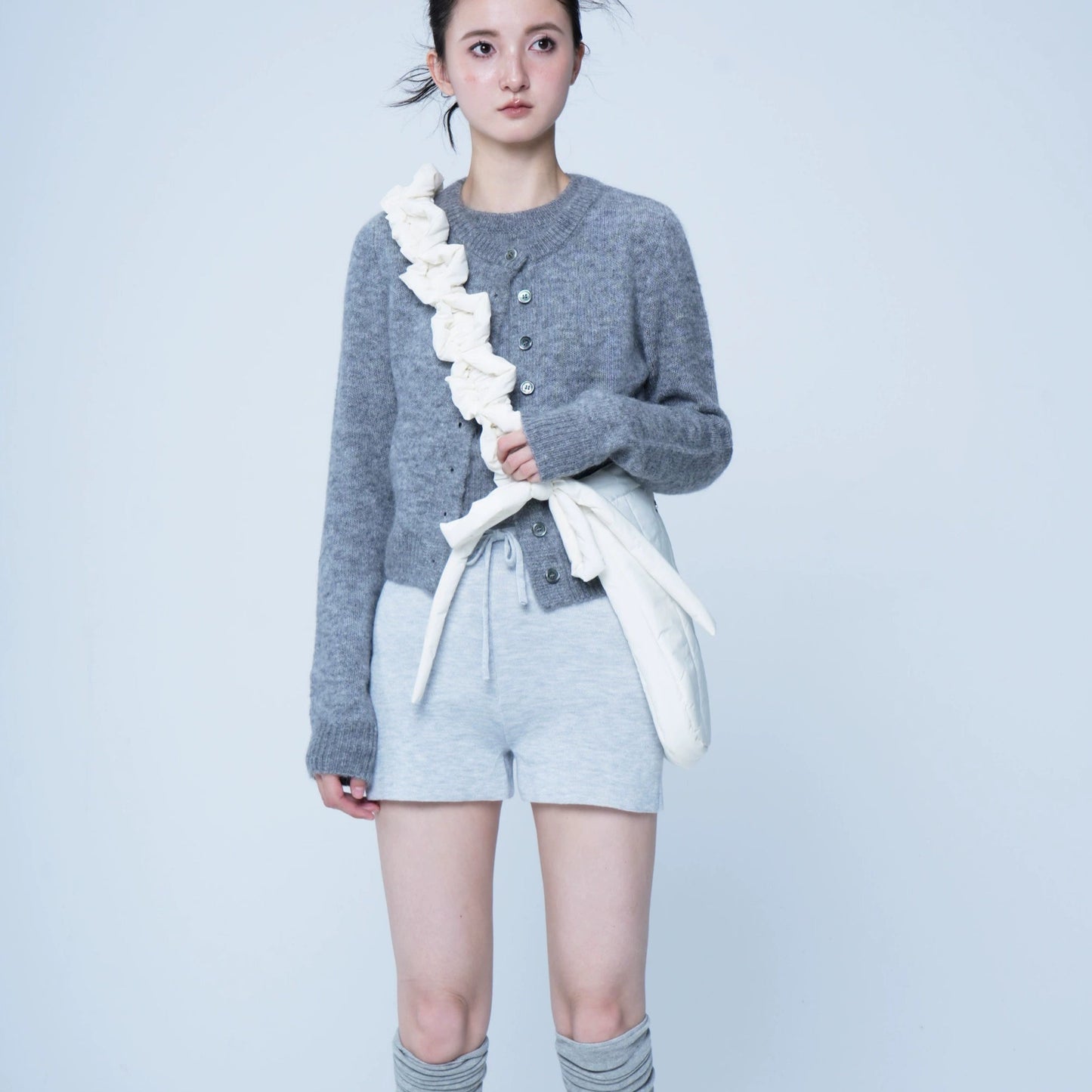 Quilt & Ribbon Puffy Bag | キルト＆リボン・パフィーバッグ DB003