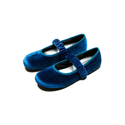 Floral Velvet Flats｜フローラルベルベットフラット LG002