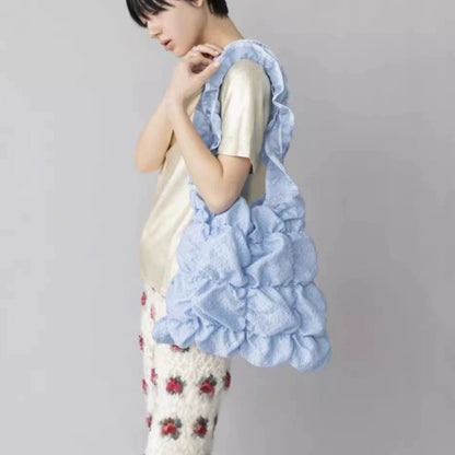 Rosette Ruffle Tote｜ロゼットラッフルトート CL001