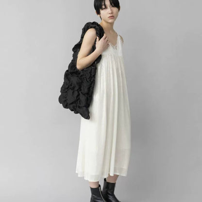 Rosette Ruffle Tote｜ロゼットラッフルトート CL001