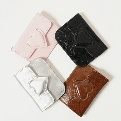 Charm Heart Leather Card Case｜チャームハート・レザー・カードケース MJ013
