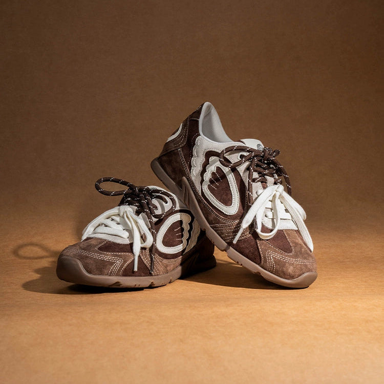 Feather Retro Sneakers | フェザーレトロスニーカーPM001