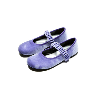 Floral Velvet Flats｜フローラルベルベットフラット LG002