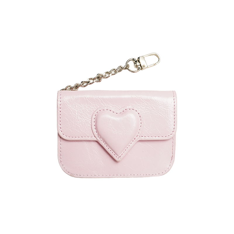 Charm Heart Leather Card Case｜チャームハート・レザー・カードケース MJ013