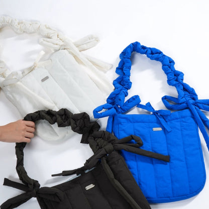Quilt & Ribbon Puffy Bag | キルト＆リボン・パフィーバッグ DB003