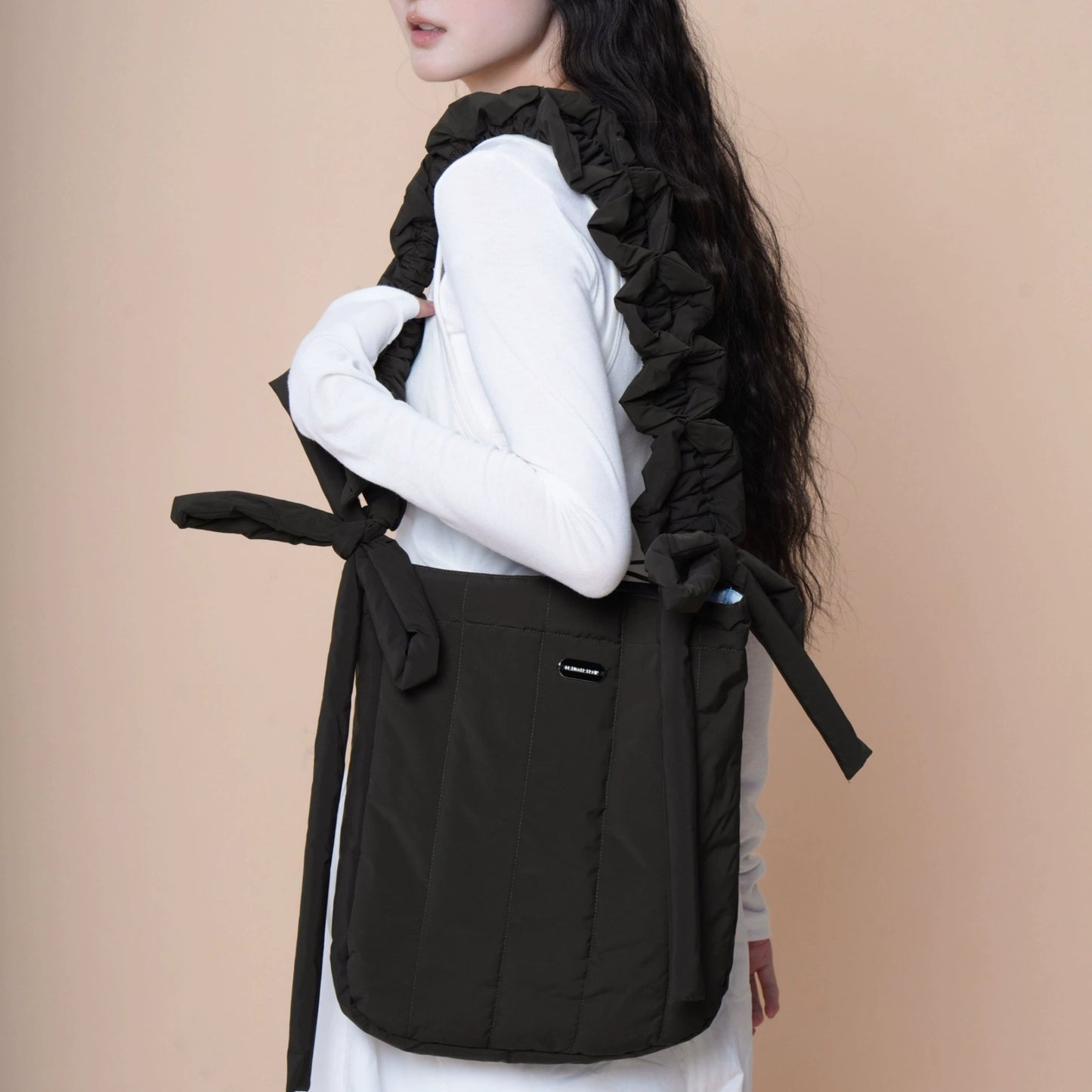 Quilt & Ribbon Puffy Bag | キルト＆リボン・パフィーバッグ DB003