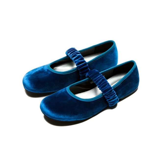 Floral Velvet Flats｜フローラルベルベットフラット LG002