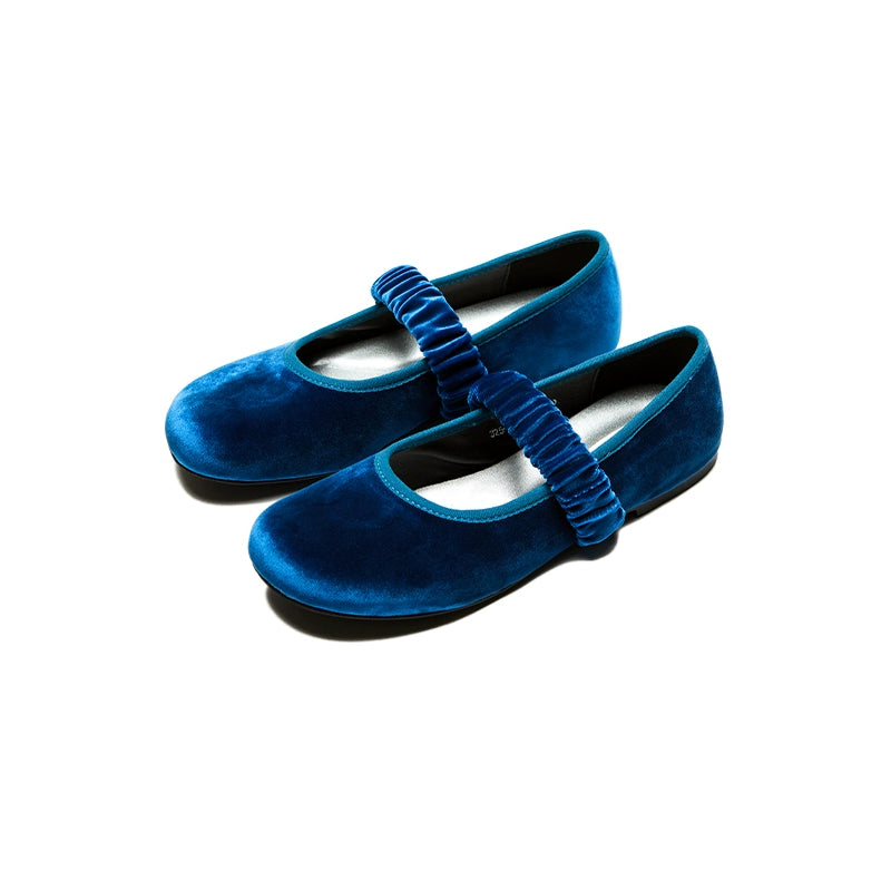 Floral Velvet Flats｜フローラルベルベットフラット LG002